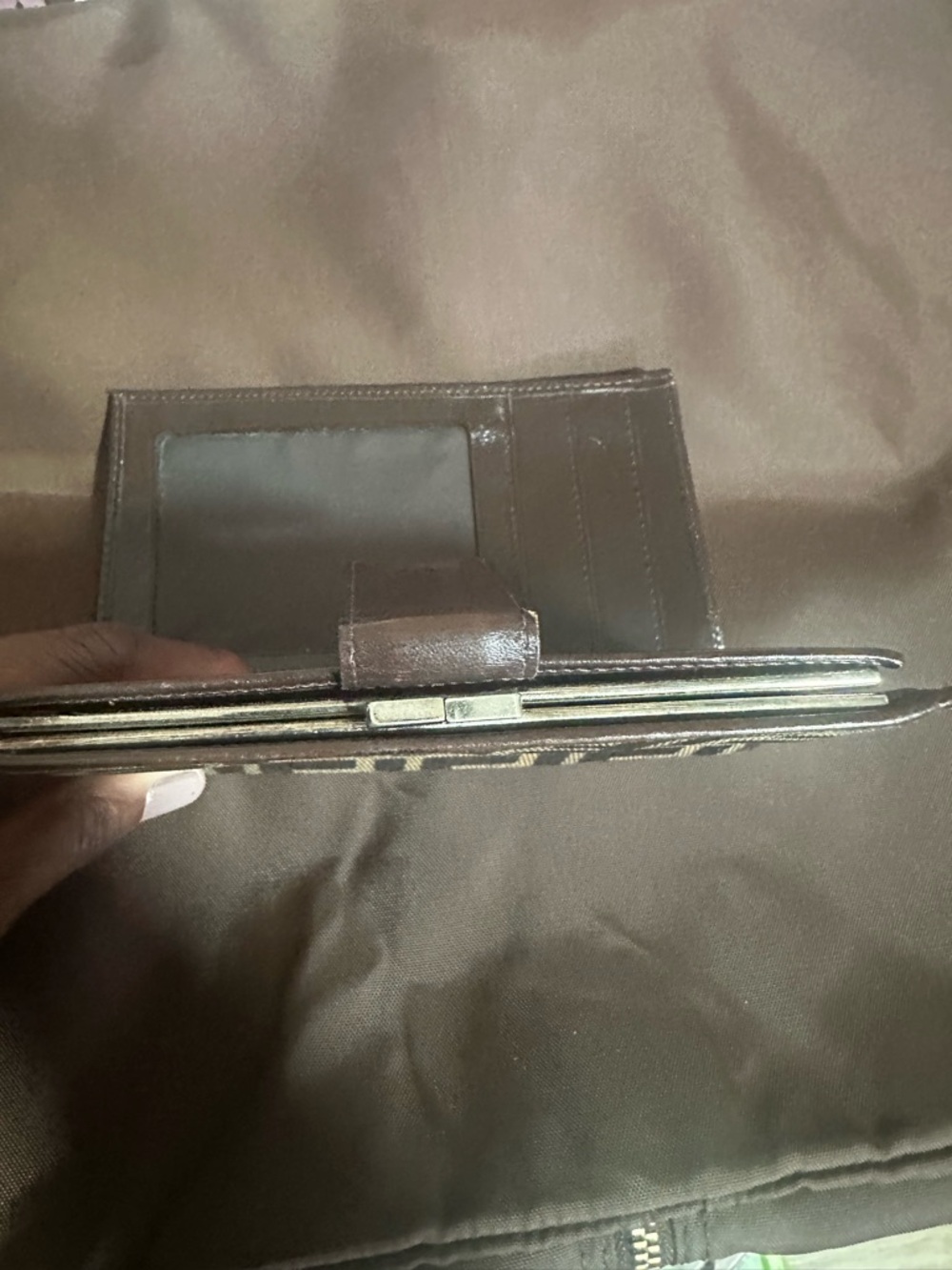 Authentic Fendi Zucca Logo Fold Wallet - Picture 9 of 14